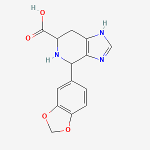 4-(2H-1,3-Benzodioxol-5-yl)-3H,4H,5H,6H,7H-imidazo[4,5-c]pyridine-6-carboxylic acid
