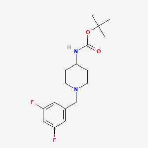 tert-Butyl 1-(3,5-difluorobenzyl)piperidin-4-ylcarbamate