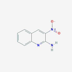 molecular formula C9H7N3O2 B3154646 3-Nitroquinolin-2-amine CAS No. 78105-38-1