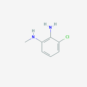 molecular formula C7H9ClN2 B3154666 3-Chloro-N1-methylbenzene-1,2-diamine CAS No. 781565-10-4
