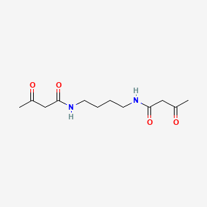 molecular formula C12H20N2O4 B3154815 N,N'-(Butane-1,4-diyl)bis(3-oxobutanamide) CAS No. 78553-70-5