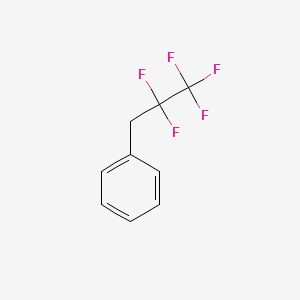 molecular formula C9H7F5 B3154857 (2,2,3,3,3-Pentafluoropropyl)benzene CAS No. 78693-66-0