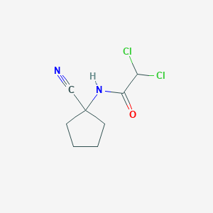 2,2-dichloro-N-(1-cyanocyclopentyl)acetamide