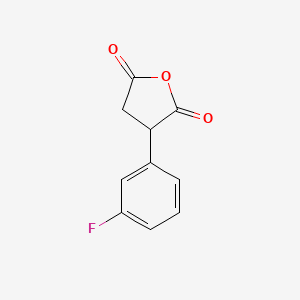 molecular formula C10H7FO3 B3154881 3-(3-Fluorophenyl)oxolane-2,5-dione CAS No. 78743-89-2