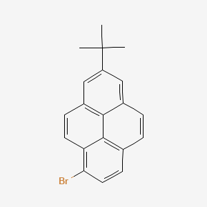 molecular formula C20H17Br B3154890 1-Bromo-7-(tert-butyl)pyrene CAS No. 78751-74-3