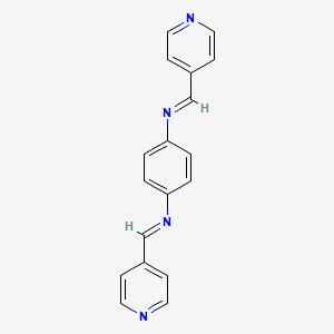 1,4-Benzenediamine, N,N'-bis(4-pyridinylmethylene)-
