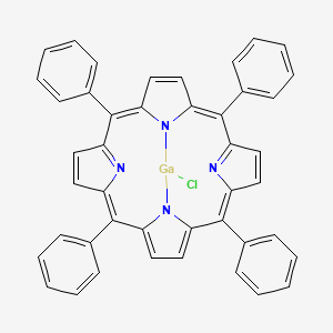 molecular formula C44H28ClGaN4 B3154926 gallium(III) 5-10-15-20-(tetraphenyl)porphyrin chloride CAS No. 78833-52-0