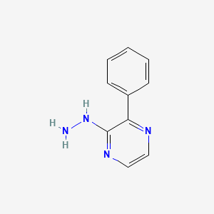 molecular formula C10H10N4 B3154936 2-Hydrazinyl-3-phenylpyrazine CAS No. 788777-88-8