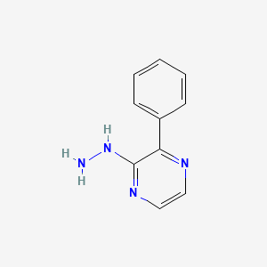 2-Hydrazinyl-3-phenylpyrazine
