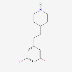 4-[2-(3,5-Difluorophenyl)ethyl]piperidine