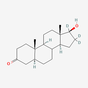 molecular formula C19H30O2 B3155014 Androstanolone-d3 CAS No. 79037-34-6