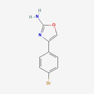 molecular formula C9H7BrN2O B3155126 4-(4-BROMOPHENYL)-1,3-OXAZOL-2-AMINE CAS No. 79221-16-2