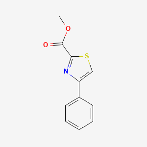 molecular formula C11H9NO2S B3155131 Methyl 4-phenylthiazole-2-carboxylate CAS No. 79247-92-0