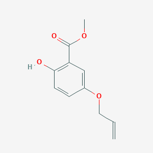 molecular formula C11H12O4 B3155139 5-Allyloxy-2-hydroxy-benzoic acid methyl ester CAS No. 79250-47-8