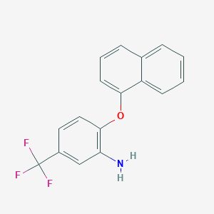 2-(1-Naphthyloxy)-5-(trifluoromethyl)aniline