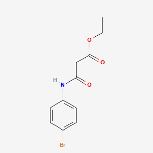 molecular formula C11H12BrNO3 B3155256 N-(4-Bromophenyl)-malonamic acid ethyl ester CAS No. 79612-79-6