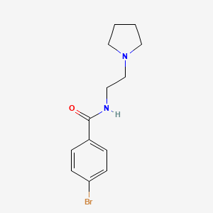 4-Bromo-N-(2-pyrrolidin-1-yl-ethyl)-benzamide