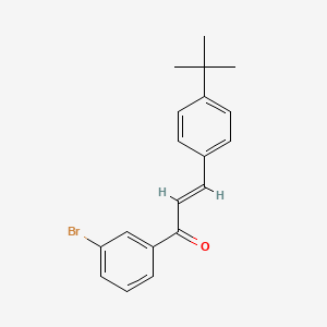(2E)-1-(3-Bromophenyl)-3-(4-tert-butylphenyl)prop-2-en-1-one