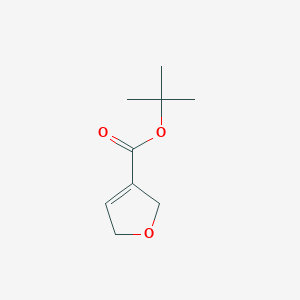 molecular formula C9H14O3 B3155333 Tert-butyl 2,5-dihydrofuran-3-carboxylate CAS No. 797038-34-7