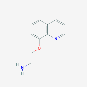 molecular formula C11H12N2O B3155472 2-(Quinolin-8-yloxy)ethanamine CAS No. 801167-08-8