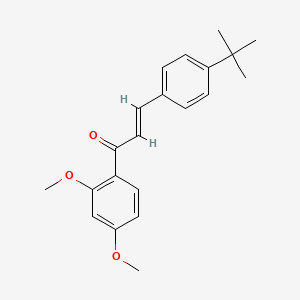 (2E)-3-(4-tert-Butylphenyl)-1-(2,4-dimethoxyphenyl)prop-2-en-1-one