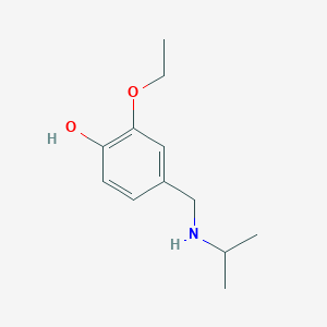 2-Ethoxy-4-{[(propan-2-yl)amino]methyl}phenol