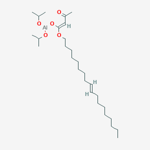 molecular formula C28H53AlO5 B3155594 (octadec-9-enyl acetoacetato-O1',O3)dipropan-2-olatoaluminium CAS No. 80481-35-2