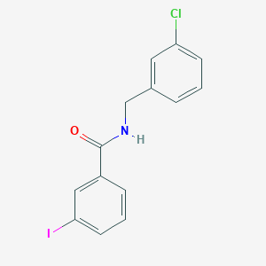 N-[(3-chlorophenyl)methyl]-3-iodobenzamide