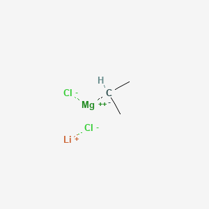 molecular formula C3H7Cl2LiMg B3155660 Isopropylmagnesium Chloride-Lithium Chloride CAS No. 807329-97-1