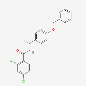 (2E)-3-[4-(Benzyloxy)phenyl]-1-(2,4-dichlorophenyl)prop-2-en-1-one