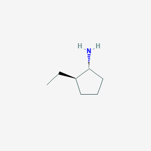 molecular formula C7H15N B3155700 trans-2-Ethylcyclopentanamine CAS No. 80864-16-0