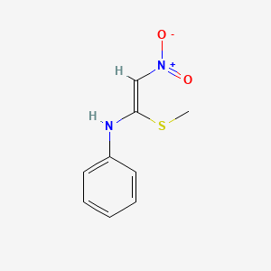 N-[1-(methylsulfanyl)-2-nitrovinyl]aniline