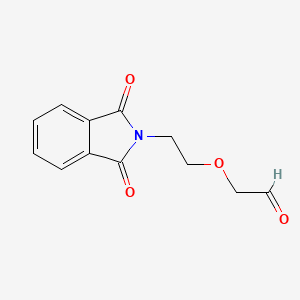 molecular formula C12H11NO4 B3155771 (2-Phthalimidoethoxy)acetaldehyde CAS No. 81142-14-5