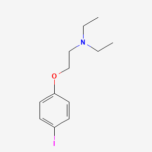 molecular formula C12H18INO B3155804 N,N-Diethyl-2-(4-iodophenoxy)ethanamine CAS No. 81233-91-2