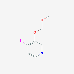 molecular formula C7H8INO2 B3155809 4-Iodo-3-(methoxymethoxy)pyridine CAS No. 81245-27-4