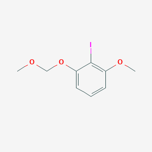 molecular formula C9H11IO3 B3155813 2-Iodo-1-(methyloxy)-3-{[(methyloxy)methyl]oxy}benzene CAS No. 81245-39-8