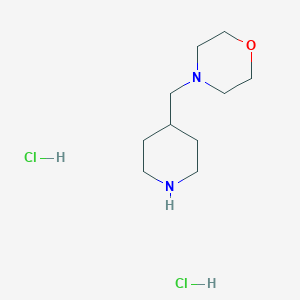 molecular formula C10H22Cl2N2O B3155894 4-(Piperidin-4-ylmethyl)morpholine dihydrochloride CAS No. 81310-63-6