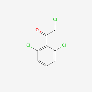 molecular formula C8H5Cl3O B3155945 2-Chloro-1-(2,6-dichlorophenyl)ethanone CAS No. 81547-71-9