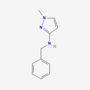 molecular formula C11H13N3 B3156012 N-Benzyl-1-methyl-1H-pyrazol-3-amine CAS No. 81574-05-2