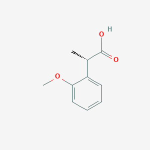 molecular formula C10H12O3 B3156033 (2S)-2-(2-Methoxyphenyl)propanoic acid CAS No. 81616-80-0