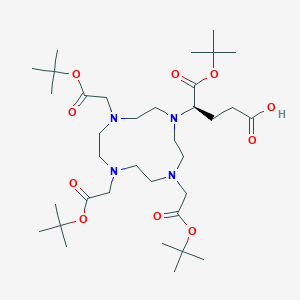 (R)-5-(tert-Butoxy)-5-oxo-4-(4,7,10-tris(2-(tert-butoxy)-2-oxoethyl)-1,4,7,10-tetraazacyclododecan-1-yl)pentanoic acid