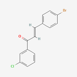(2E)-3-(4-Bromophenyl)-1-(3-chlorophenyl)prop-2-en-1-one
