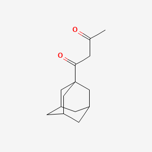 molecular formula C14H20O2 B3156160 1-(Adamantan-1-yl)butane-1,3-dione CAS No. 82094-52-8