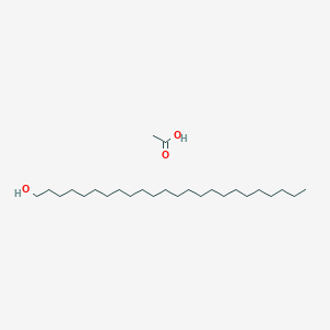 molecular formula C26H54O3 B3156192 1-Tetracosanol, acetate CAS No. 822-29-7