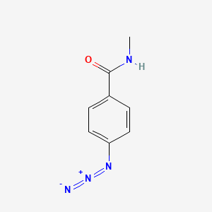 molecular formula C8H8N4O B3156206 4-Azido-n-methylbenzamide CAS No. 82259-62-9