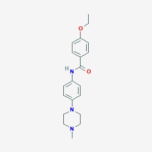 molecular formula C20H25N3O2 B315624 4-ethoxy-N-[4-(4-methylpiperazin-1-yl)phenyl]benzamide 