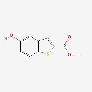 molecular formula C10H8O3S B3156368 Methyl 5-hydroxybenzo[b]thiophene-2-carboxylate CAS No. 82788-15-6
