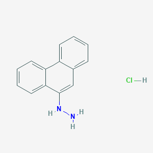 molecular formula C14H13ClN2 B3156381 9-Phenanthrylhydrazine hydrochloride CAS No. 82827-11-0
