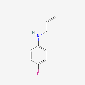 molecular formula C9H10FN B3156488 N-Allyl-N-(4-fluorophenyl)amine CAS No. 83164-79-8