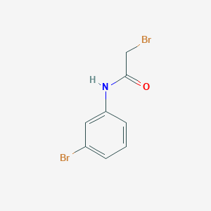 molecular formula C8H7Br2NO B3156632 2-bromo-N-(3-bromophenyl)acetamide CAS No. 83276-95-3